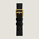 View: Flat, Heure H Mini model 21 mm Single Tour Watch Strap