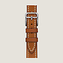 View: Flat, Heure H Mini model 21 mm Single Tour Watch Strap