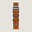 View: Flat, Heure H Mini model 21 mm Single Tour Watch Strap