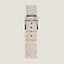 View: Flat, Heure H Small model 25 mm Single Tour Watch Strap