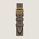 View: Flat, Heure H Small model 25 mm Single Tour Watch Strap