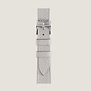 View: Flat, Heure H Small model 25 mm Single Tour Watch Strap