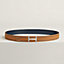 Hisseo belt buckle & Contrast reversible leather strap 32 mm, view 1 of 3