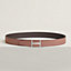 Hisseo belt buckle & Reversible leather strap 32 mm, view 1 of 3