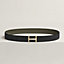Hisseo belt buckle & Reversible leather strap 32 mm, view 2 of 3