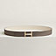Hisseo belt buckle & Reversible leather strap 32 mm, view 1 of 3