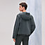 View: Worn, Hooded jacket with leather details