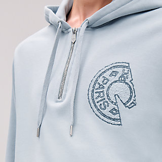 【大活躍！】HERMES Sweat col rond Clou de Selle スウェット Hooded sweater with Clou de Selle detail | Hermès Mainland China