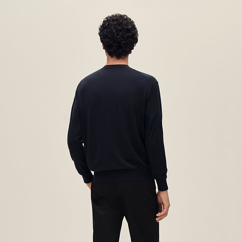 “H细节”圆领针织衫