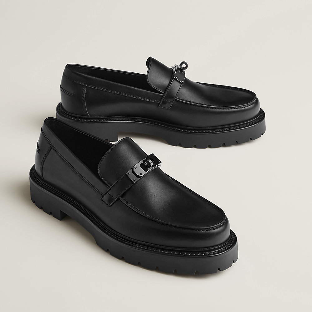 Icone loafer - Black | Hermès Mainland China