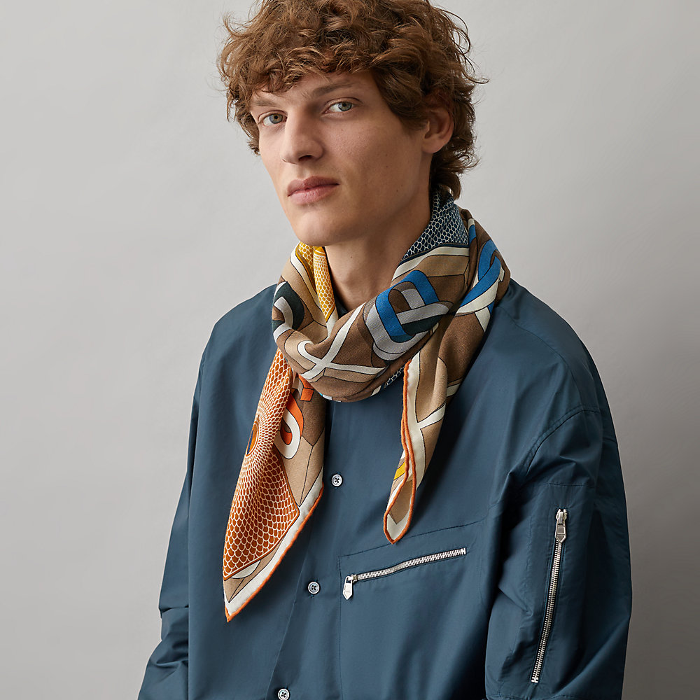 hermes male scarf