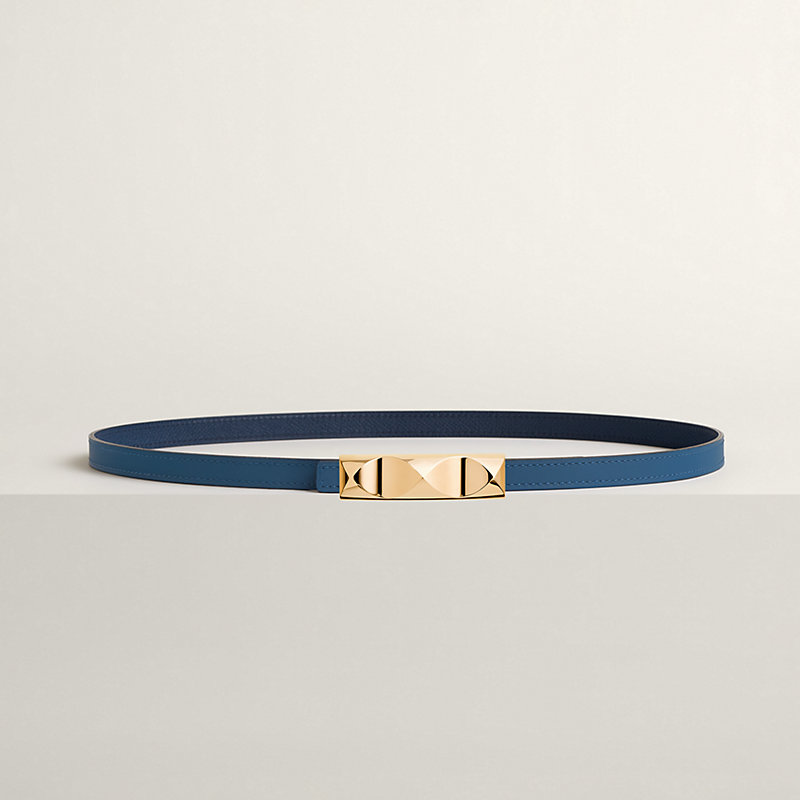 Infini belt buckle & Reversible leather strap 13 mm