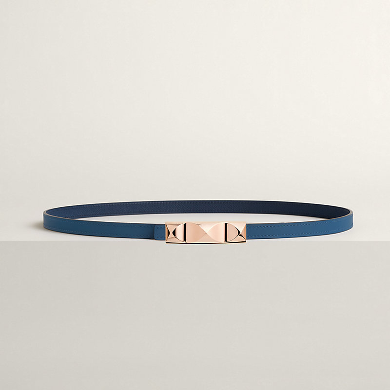 Infini belt buckle & Reversible leather strap 13 mm