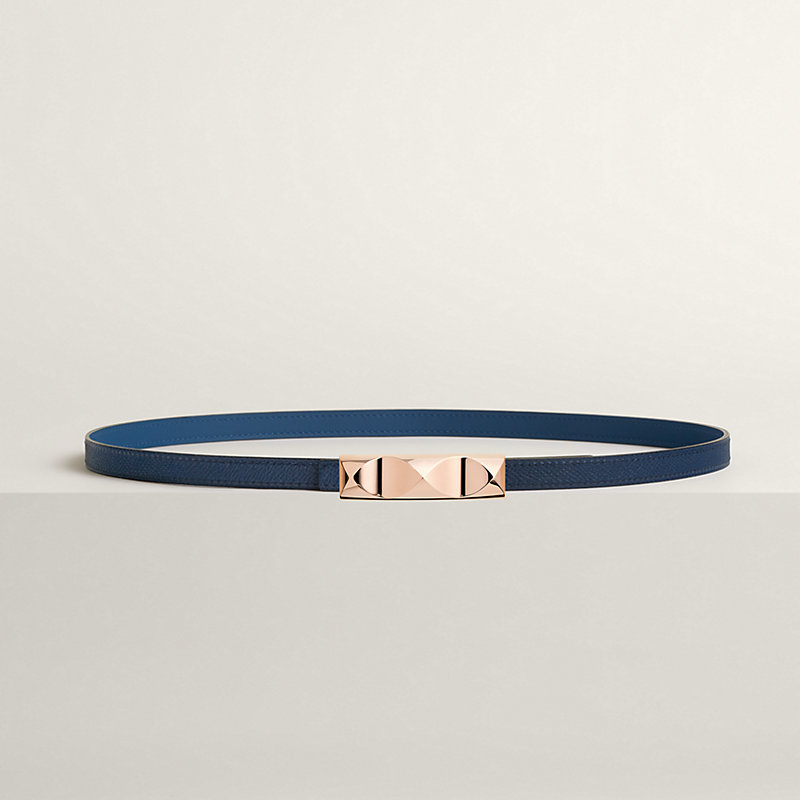 Infini belt buckle & Reversible leather strap 13 mm