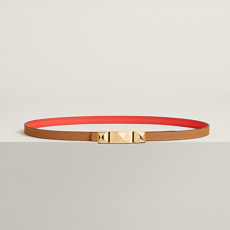 Infini belt buckle & Reversible leather strap 13 mm