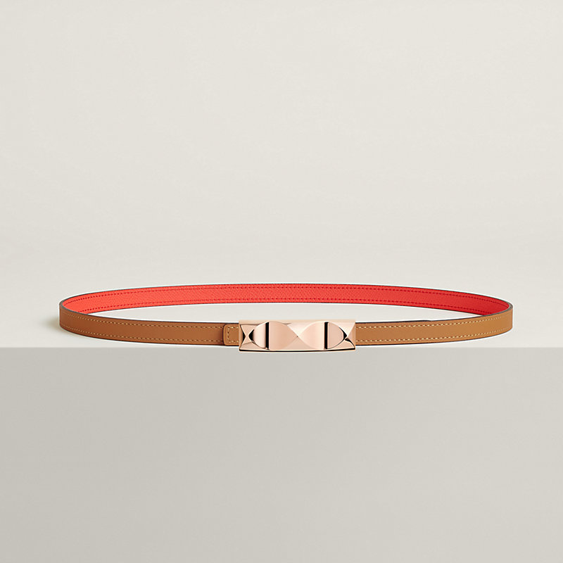 Infini belt buckle & Reversible leather strap 13 mm