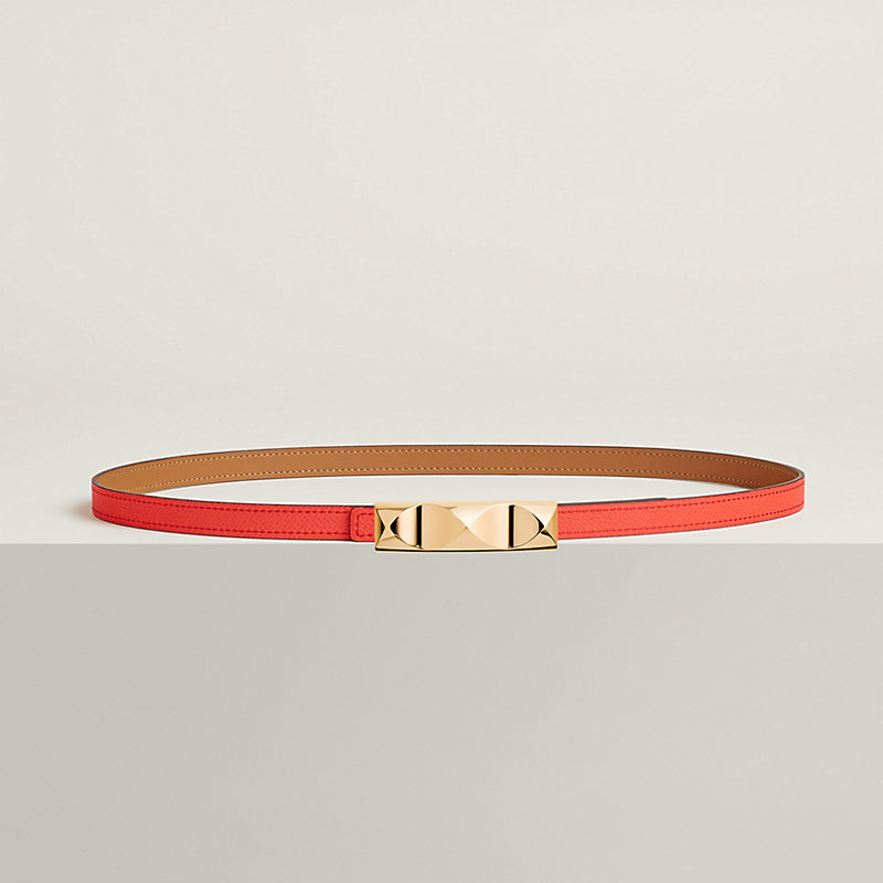Infini belt buckle & Reversible leather strap 13 mm