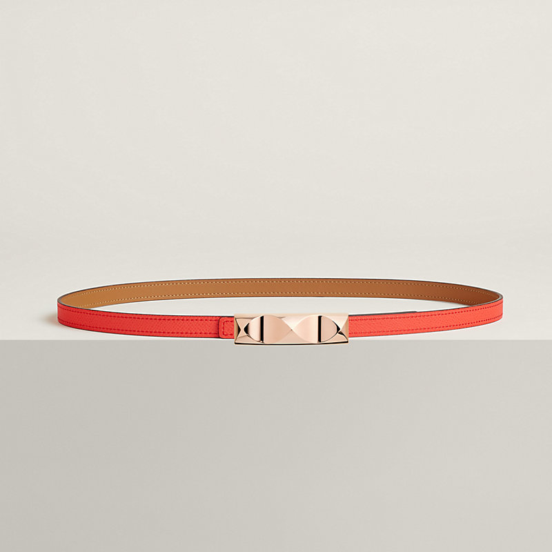 Infini belt buckle & Reversible leather strap 13 mm