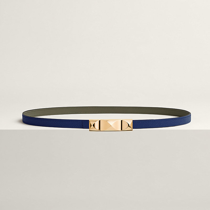 Infini belt buckle & Reversible leather strap 13 mm