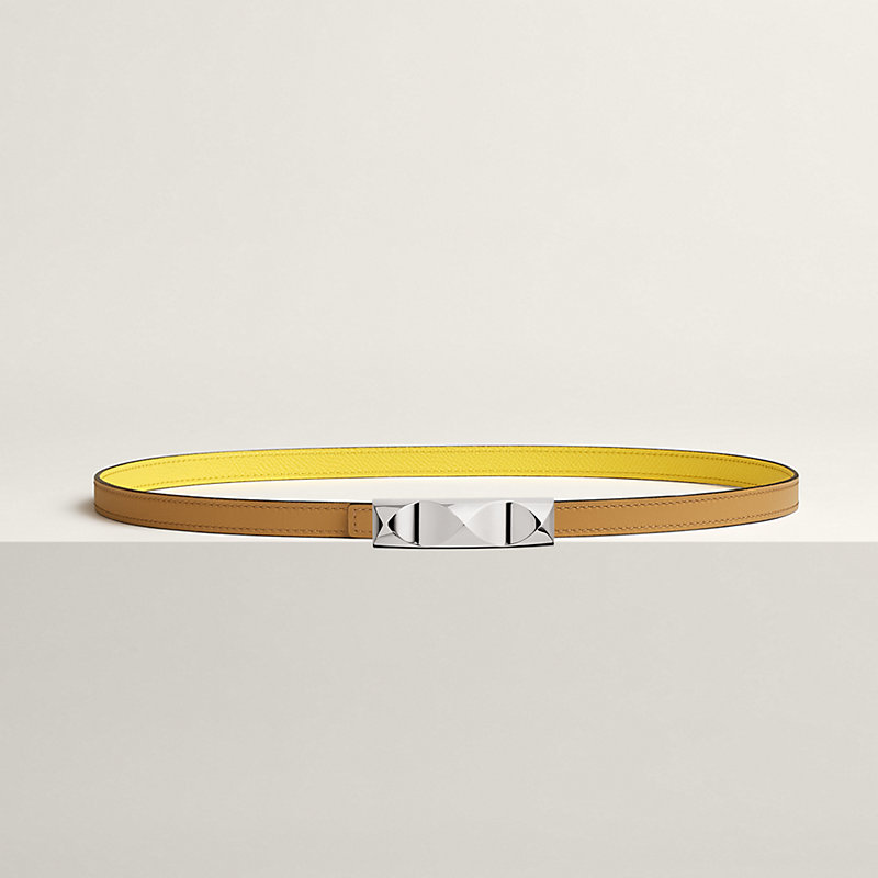 Infini belt buckle & Reversible leather strap 13 mm