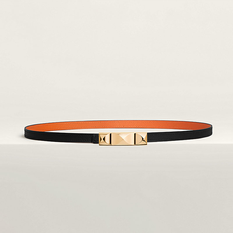 Infini belt buckle & Reversible leather strap 13 mm