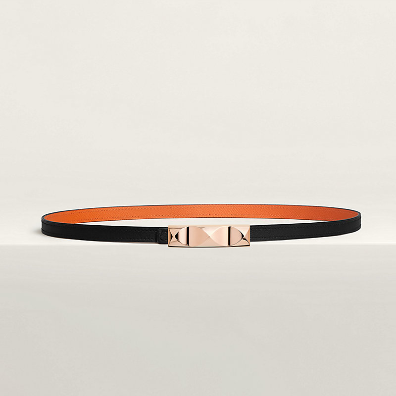 Infini belt buckle & Reversible leather strap 13 mm