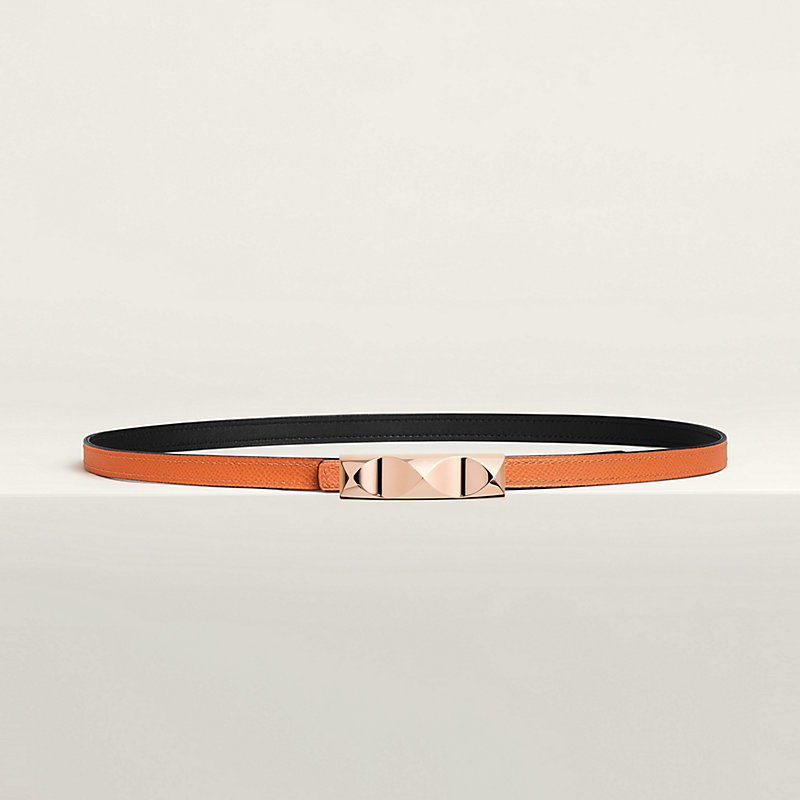 Infini belt buckle & Reversible leather strap 13 mm