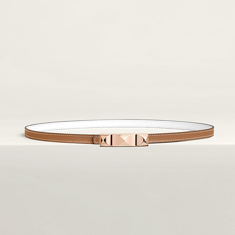 Infini belt buckle & Reversible leather strap 13 mm