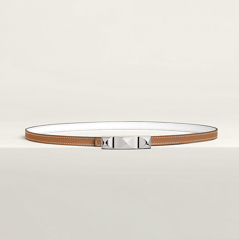 Infini belt buckle & Reversible leather strap 13 mm