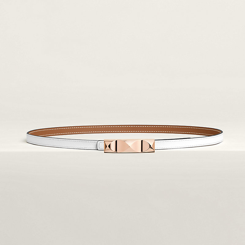 Infini belt buckle & Reversible leather strap 13 mm