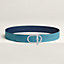 Ithaque belt buckle & Reversible leather strap 38 mm, view 1 of 2
