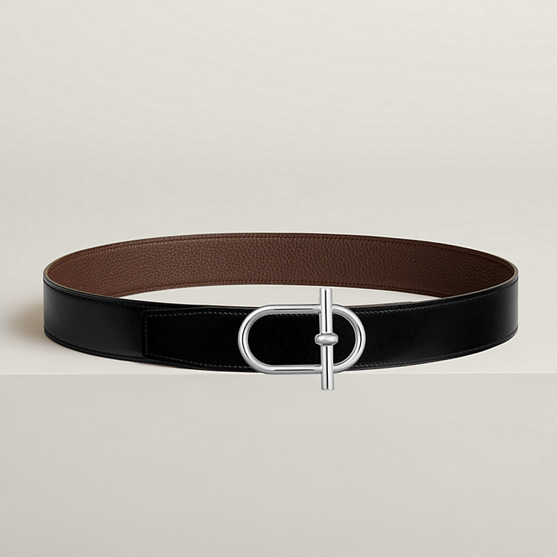 Ithaque belt buckle & Reversible leather strap 38 mm