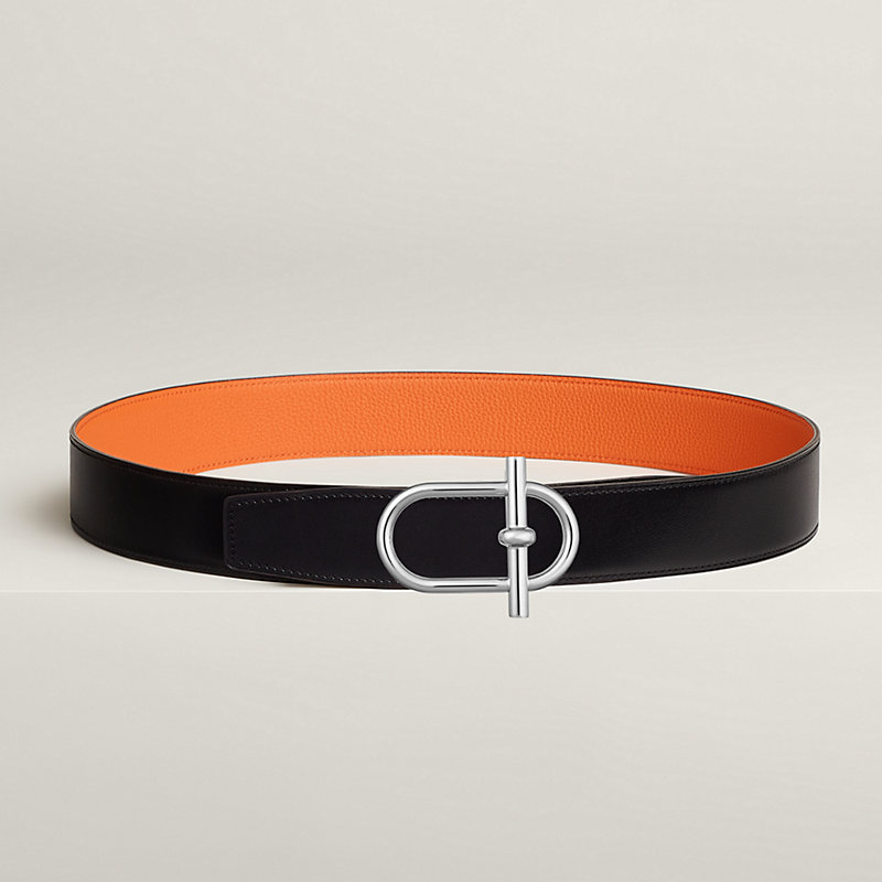 Ithaque belt buckle & Reversible leather strap 38 mm