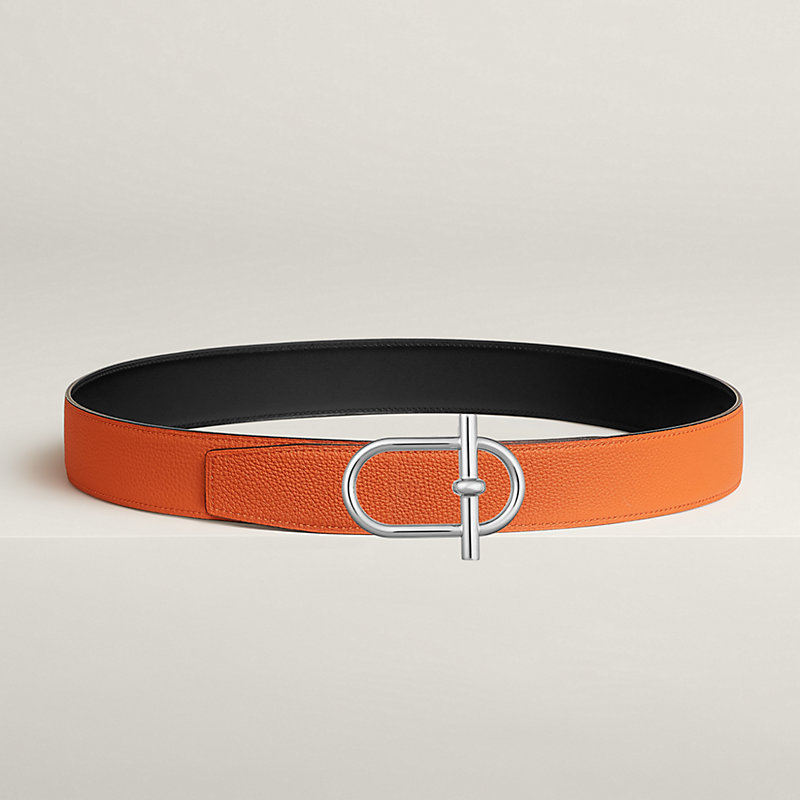 Ithaque belt buckle & Reversible leather strap 38 mm