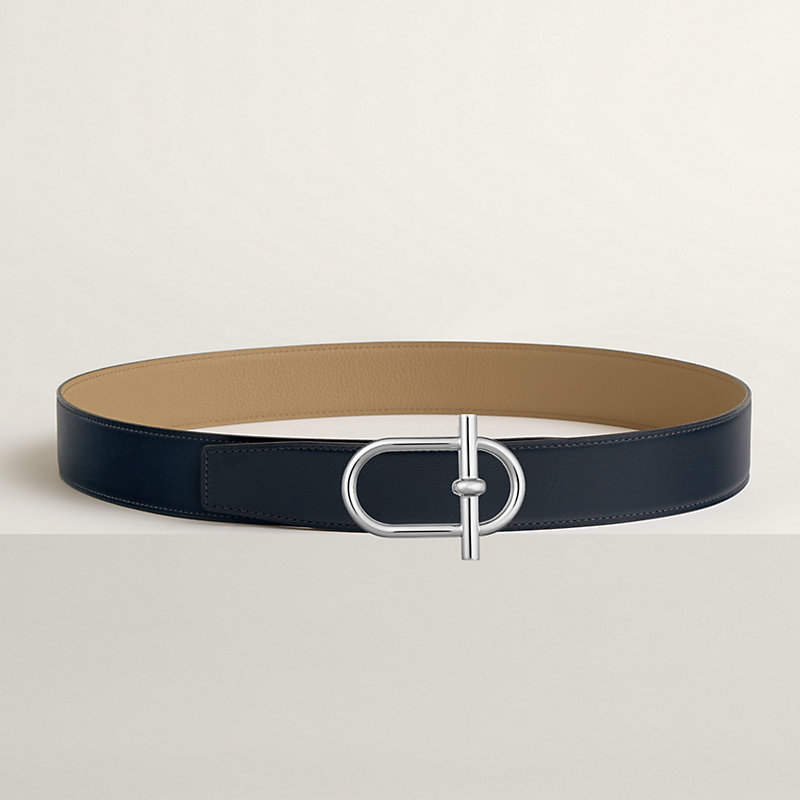 Ithaque belt buckle & Reversible leather strap 38 mm