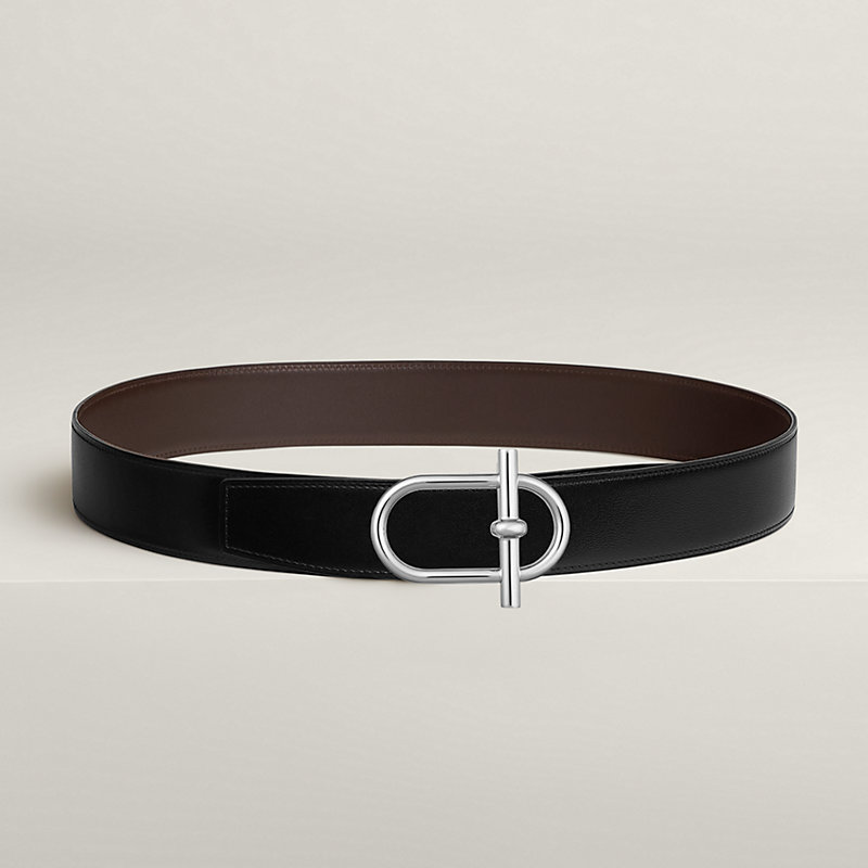 Ithaque belt buckle & Reversible leather strap 38 mm