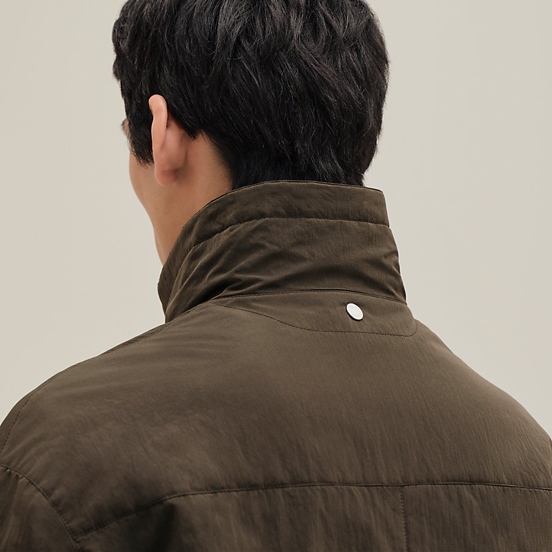 Jacket with removable hood