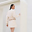 View: Worn, Jacket with smock embroidered waist
