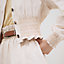 View: Worn, Jacket with smock embroidered waist