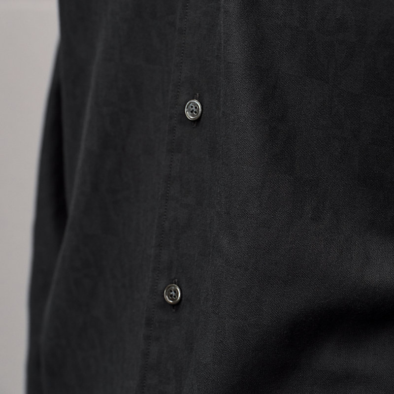 “Jacquard optique chaine”Paolo衣领直筒衬衫, 视图: , 当前为第6张（共6张）
