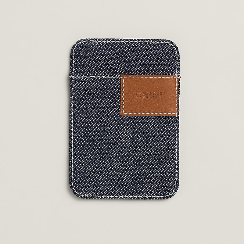 "Jean patch" MagSafe card holder