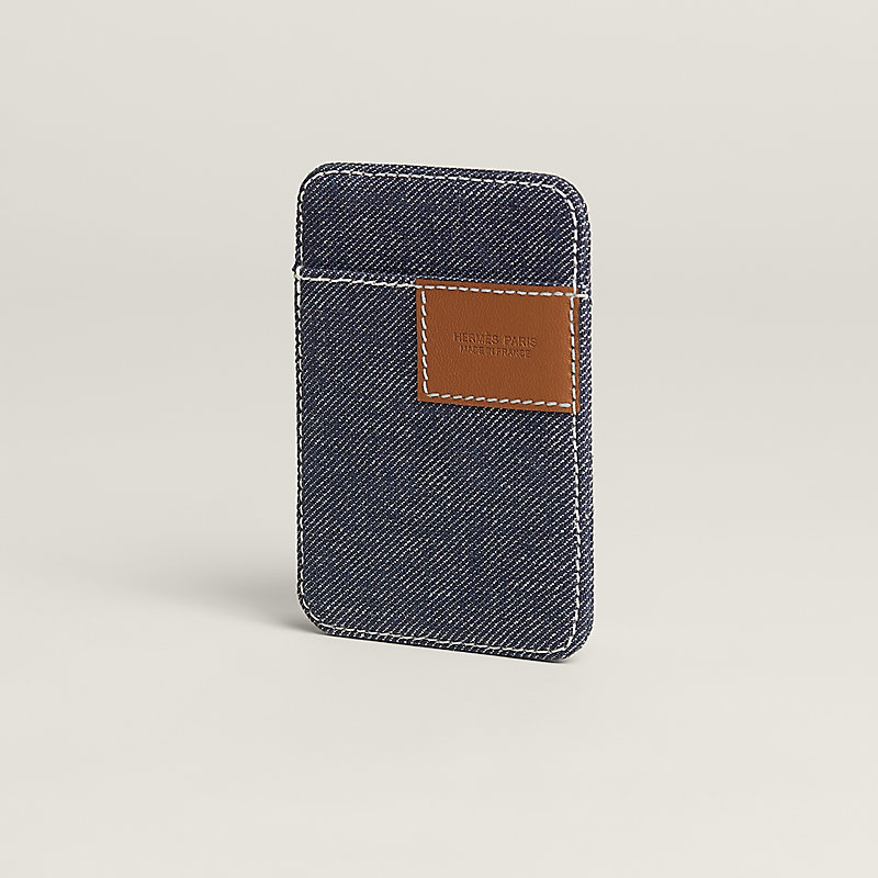 "Jean patch" MagSafe card holder