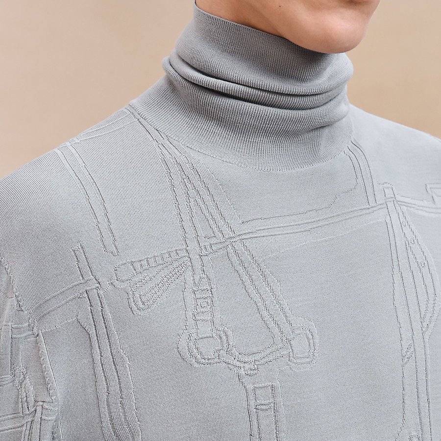 "Jeu de points harnais" turtleneck sweater