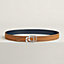 Jockey au Carre belt buckle & Contrast reversible leather strap 32&nbsp;mm, View: , view 1 of 3