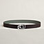 Jockey au Carre belt buckle & Reversible leather strap 32&nbsp;mm, view 1 of 3