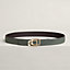 Jockey au Carre belt buckle & Reversible leather strap 32&nbsp;mm, view 2 of 3