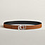 Jockey au Carre belt buckle & Reversible leather strap 32&nbsp;mm, view 2 of 3