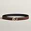 Jockey au Carre belt buckle & Reversible leather strap 32 mm, view 2 of 3