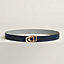 Jockey au Carre belt buckle & Reversible leather strap 32&nbsp;mm, View: , view 1 of 3