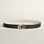 Jockey au Carre belt buckle & Reversible leather strap 32&nbsp;mm, View: , view 1 of 3